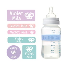 Name stickers for kids and iron on clothing labels that make labelling daycare and kindergarten essentials quick and easy.