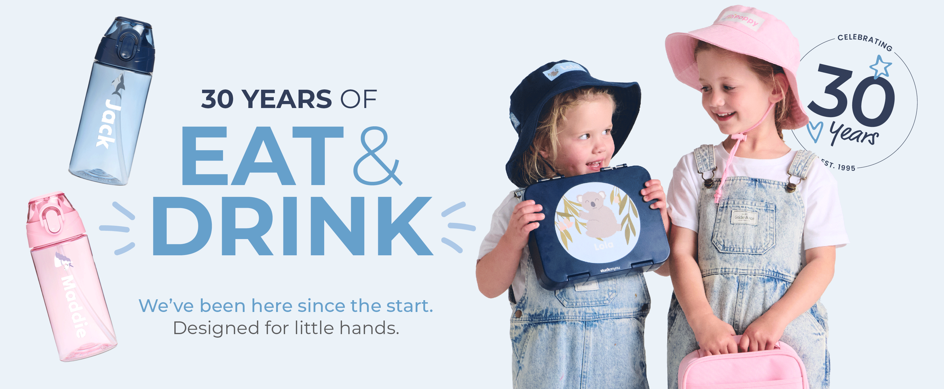 30 years of personalised lunch boxes and name labels