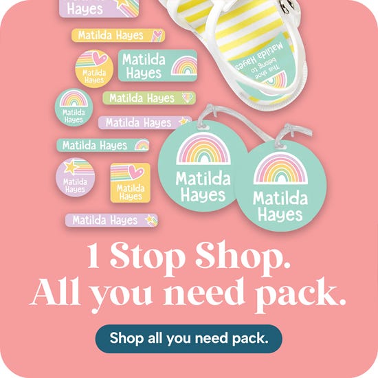 all you need name label pack