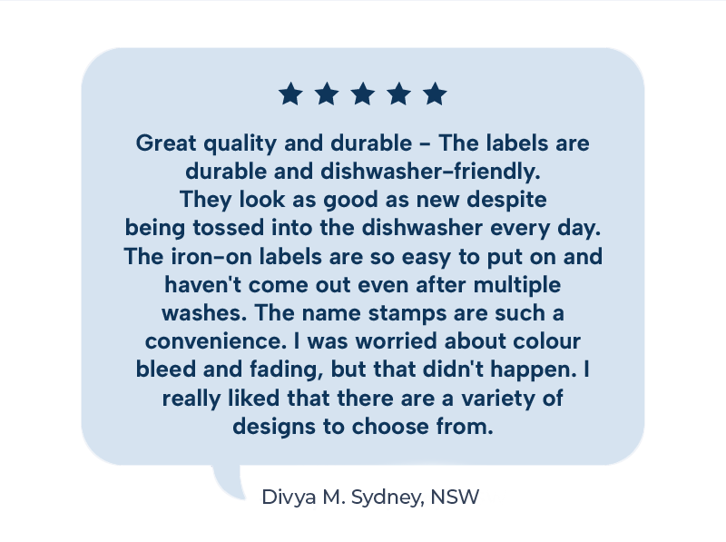 Review. Great quality and durable - They look as good as new despite being tossed into the dishwasher every day.