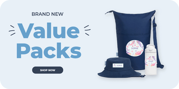 school label, lunch boxes, school backpack bundles